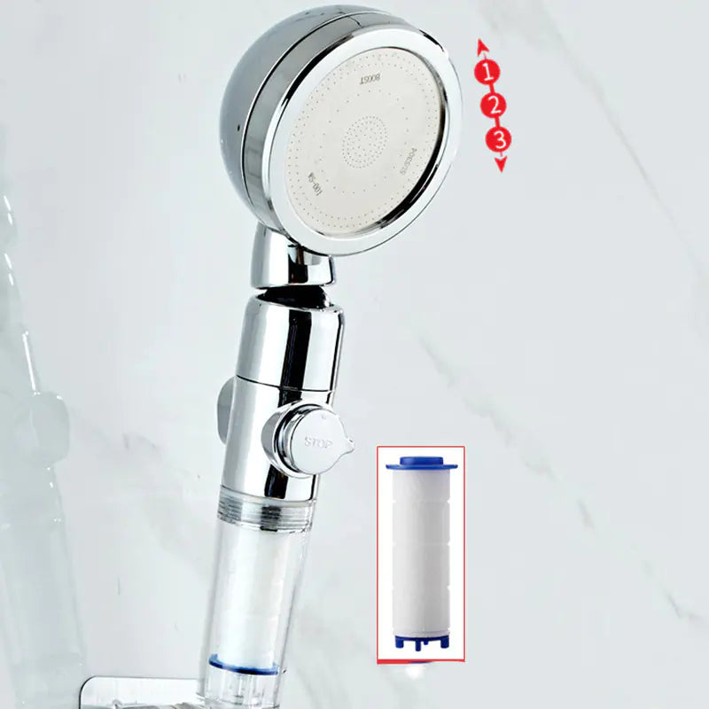 High-Pressure Shower Head with Water Filter and Spray