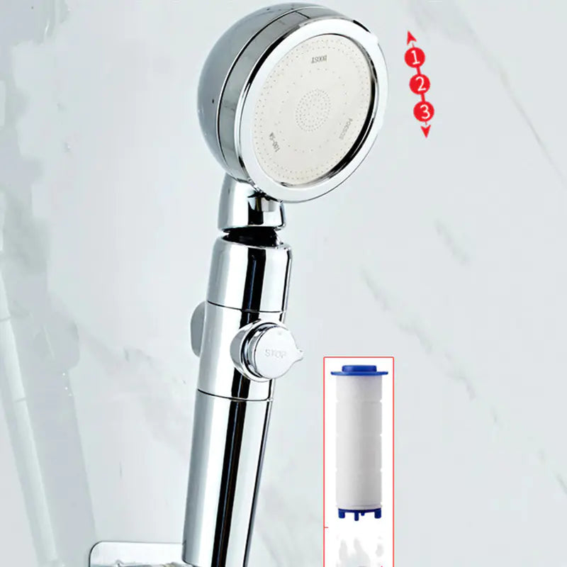 High-Pressure Shower Head with Water Filter and Spray