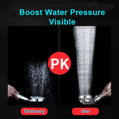 Pura Bluvia 3-Function SPA Shower Head with High Pressure Filter